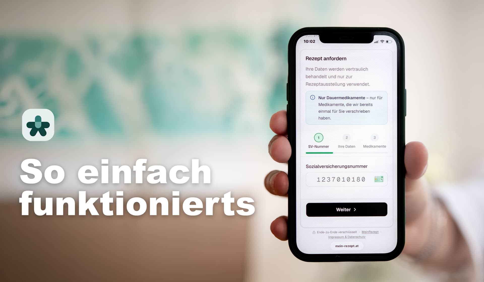 MeinRezept auf Smartphone