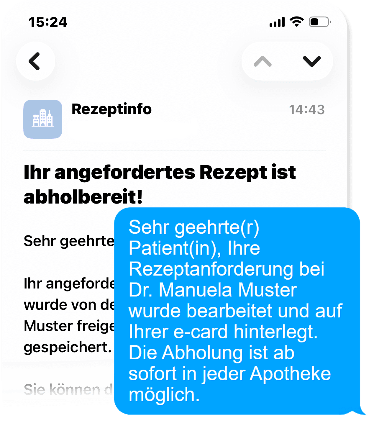 E-Mail-Benachrichtigung nach Rezeptfreigabe